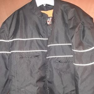 Fall Motorcycle riding coat.